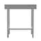Flash Furniture Reese 430 Stainless Steel 18 Gauge 30-in x 36-in Table w/Adjustable Shelf and 4-in Backsplash NH-WT-3036-GG-B4-GG - alternate 7